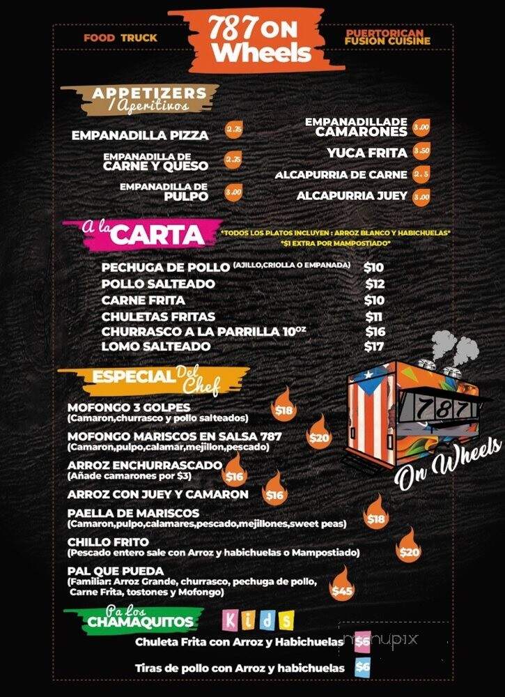 787 On Wheels - Haines City, FL menu_pic