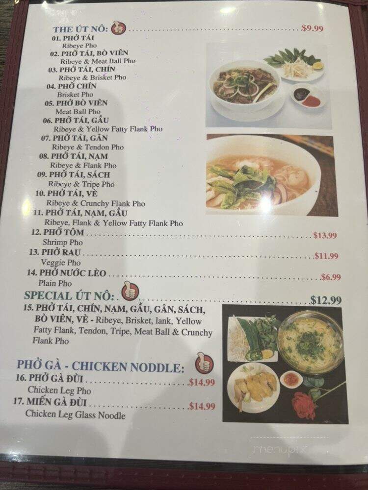 99999 Restaurant - Garden Grove, CA menu_pic