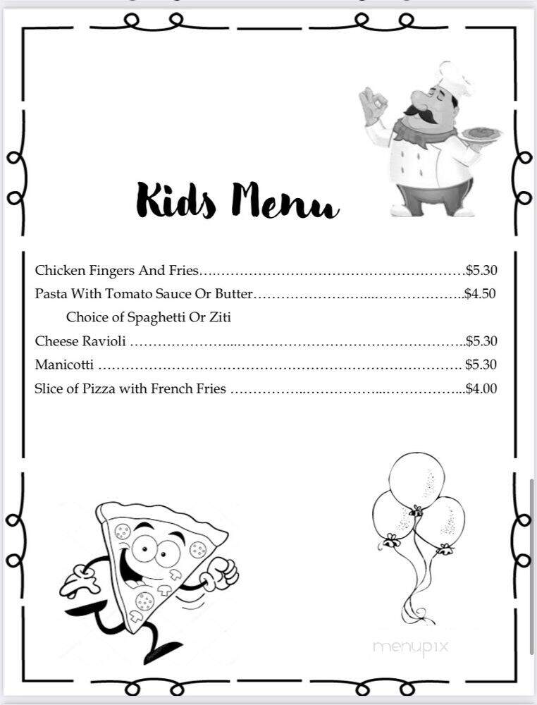 A & A Pizza - Hudson, FL menu_pic