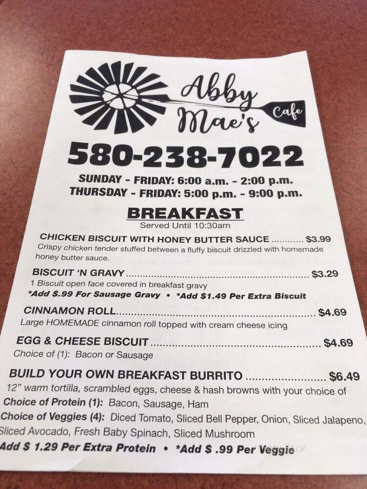 Abby Mae's Cafe - Marietta, OK