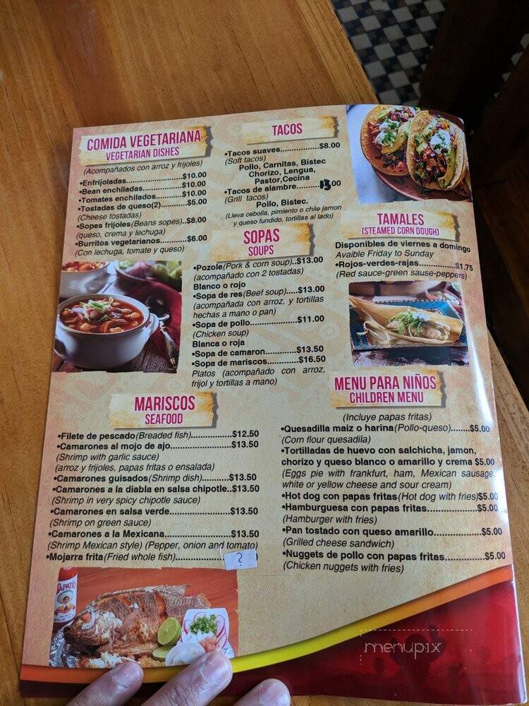 Acatlan Restaurant - Newburgh, NY menu_pic