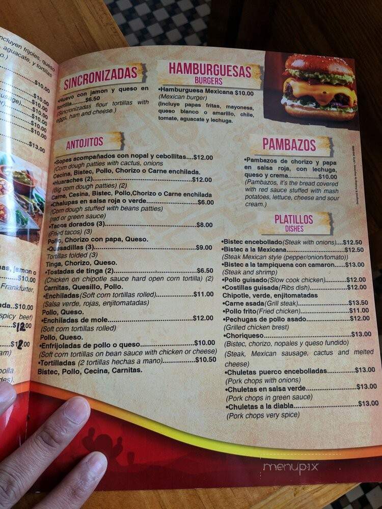 Acatlan Restaurant - Newburgh, NY menu_pic