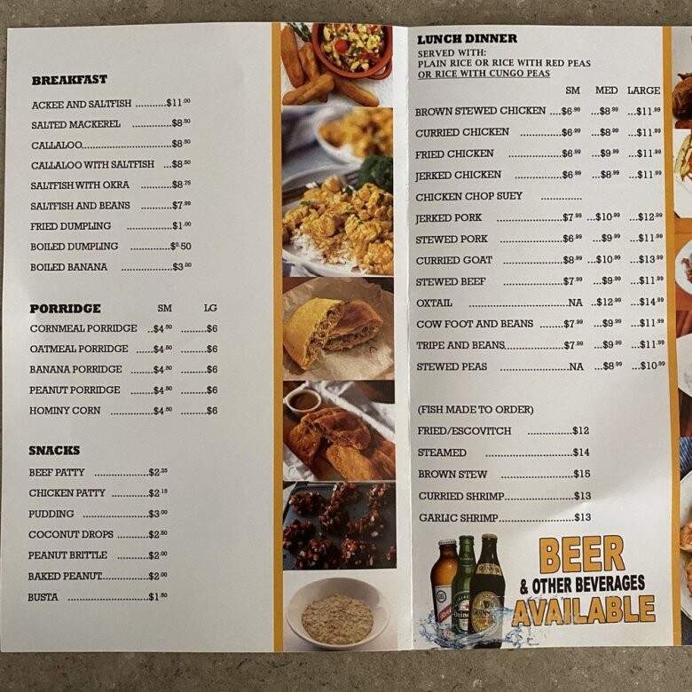 Ackee Tree Jamaican Restaurant - Oakland Park, FL menu_pic
