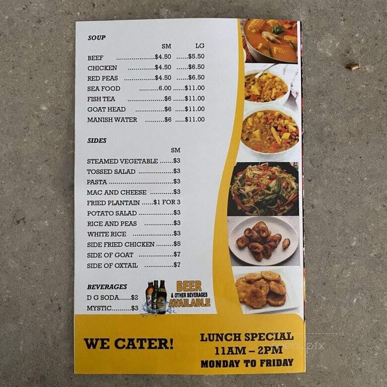Ackee Tree Jamaican Restaurant - Oakland Park, FL menu_pic