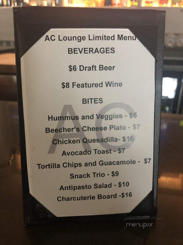 AC Lounge - Bellevue, WA menu_pic