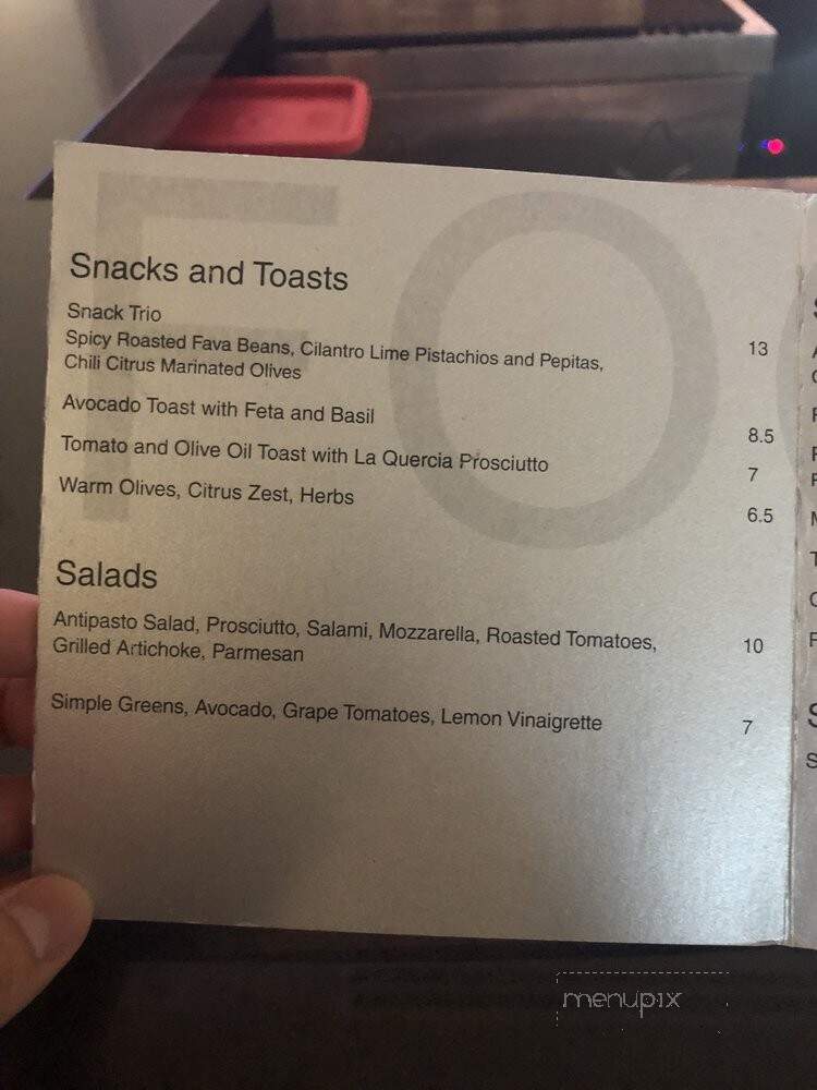 AC Lounge - Bellevue, WA menu_pic