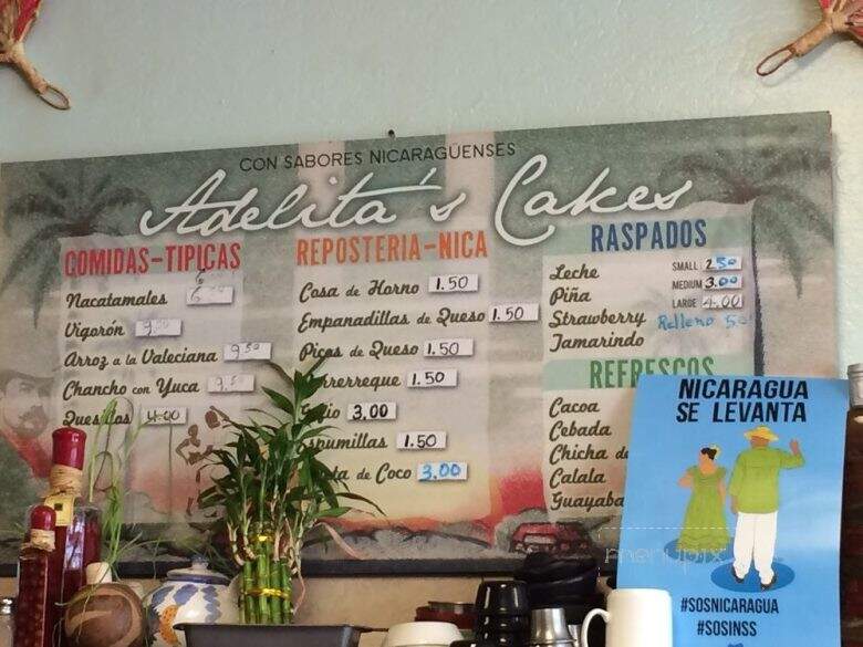 Adelita's Cake Con Sabores - San Francisco, CA menu_pic
