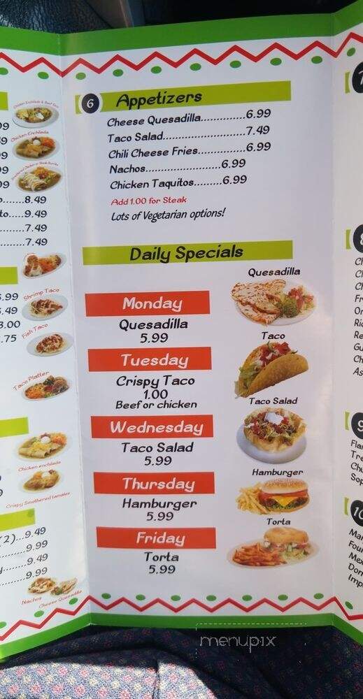 Adelita's - Northmoor, MO menu_pic
