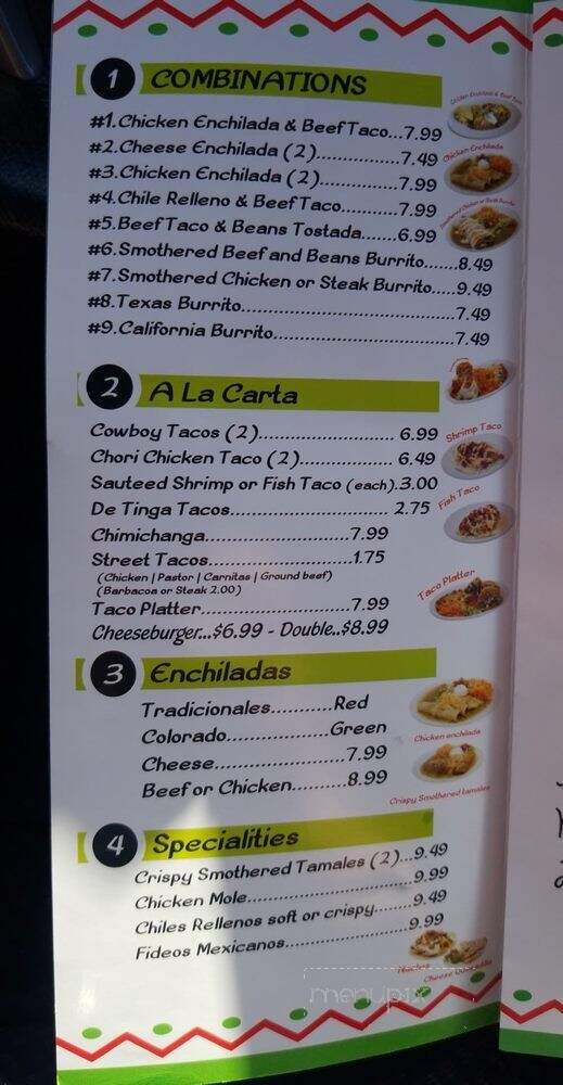 Adelita's - Northmoor, MO menu_pic