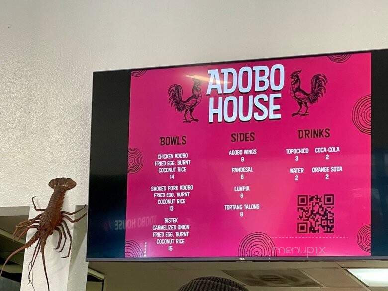 Adobo House - San Diego, CA menu_pic
