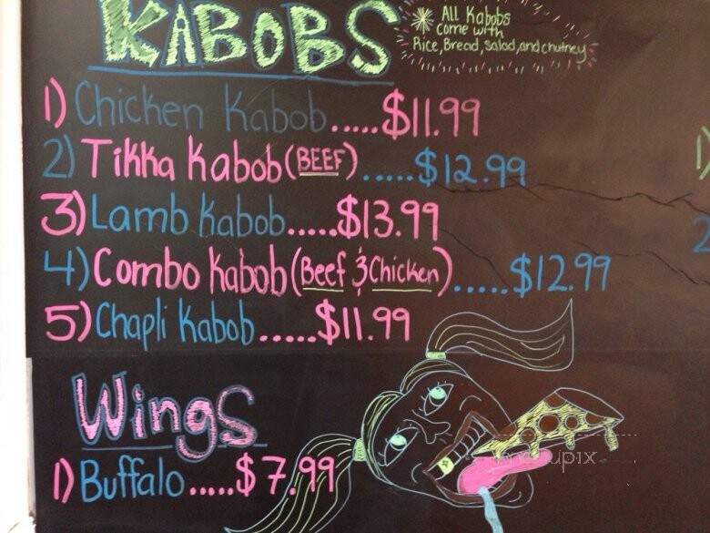 Halal Pizza - Fremont, CA menu_pic