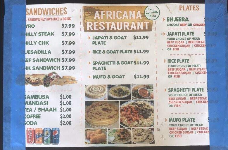 Africana Halal Restaurant - Des Moines, IA