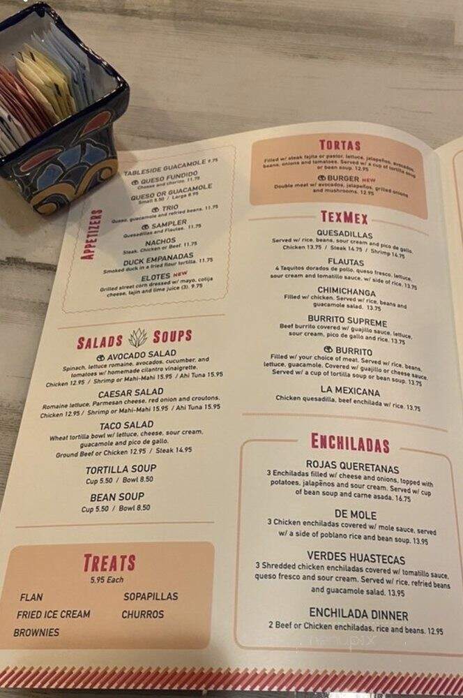 Agave Blue Tequila & Taco Bar - Zachary, LA menu_pic