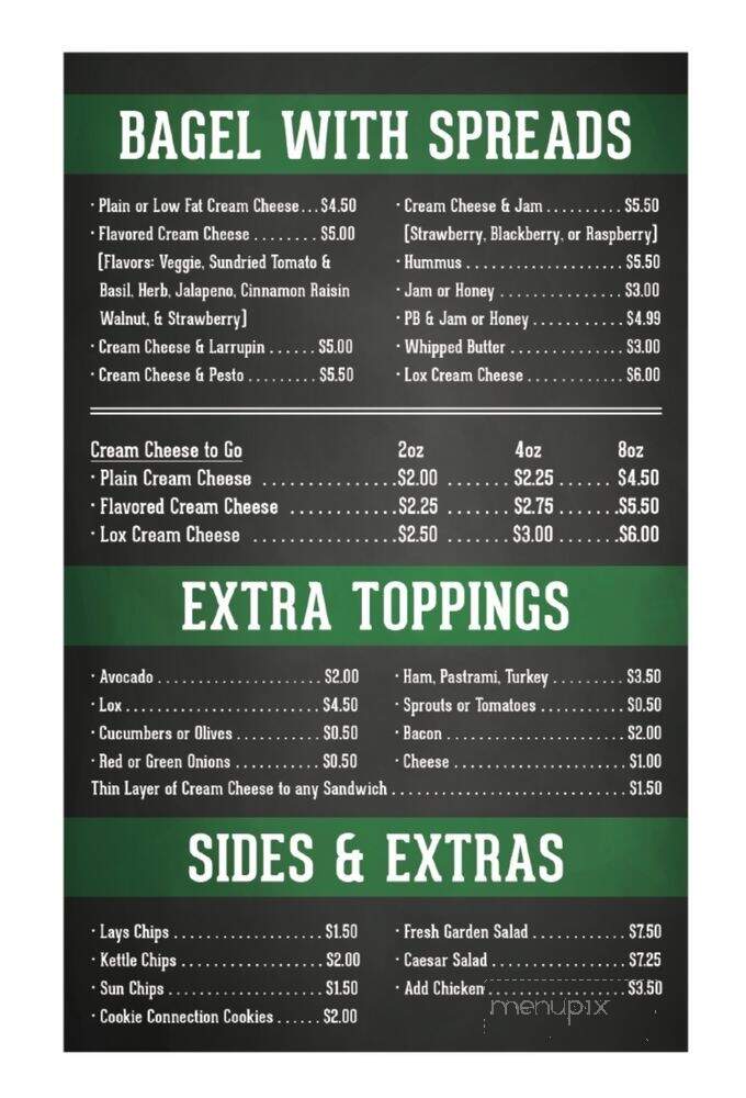 Ahuva Bagel - Central Point, OR menu_pic