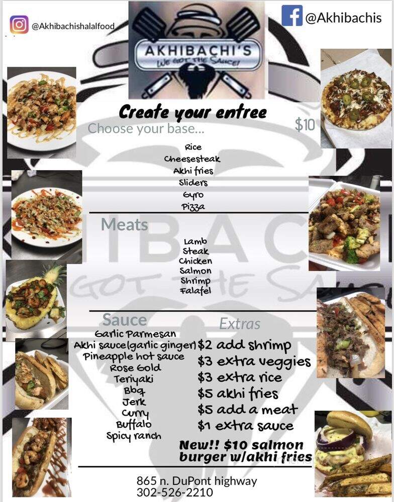 Akhibachis Halal Food - Dover, DE menu_pic