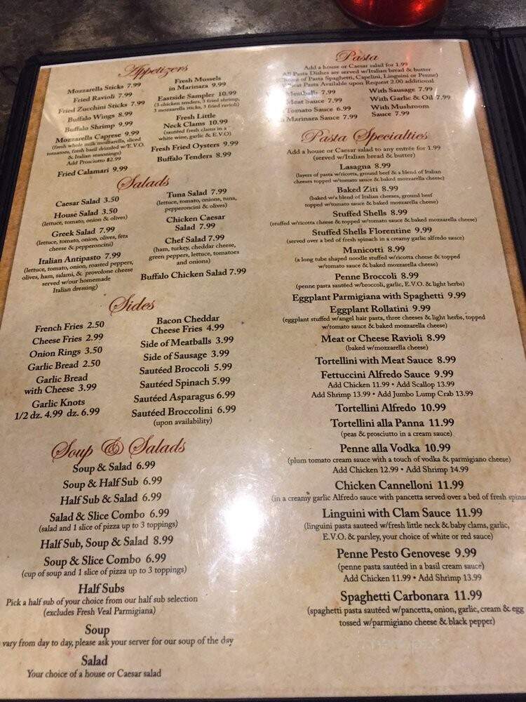 Alaina's Pizzeria - Portsmouth, VA menu_pic
