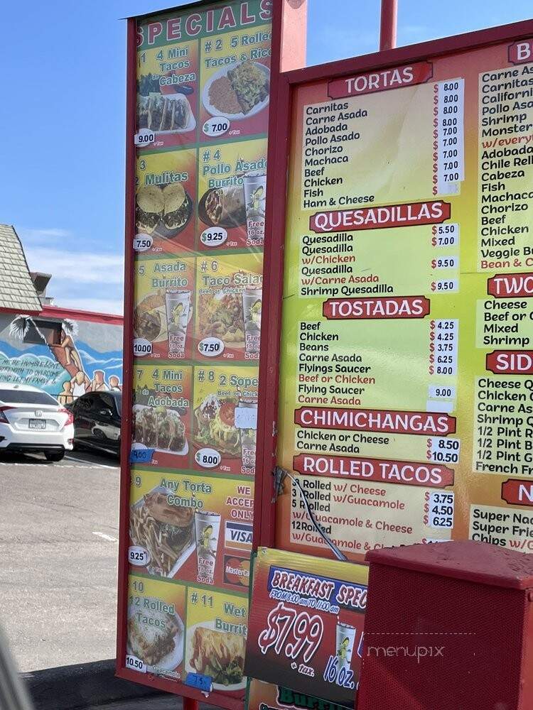 AlanBertos - San Diego, CA menu_pic