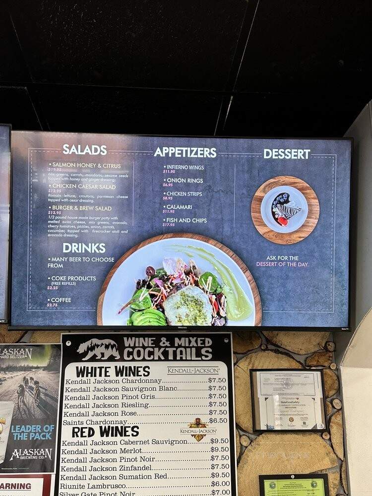 Alaskan Burger & Brew - Anchorage, AK menu_pic