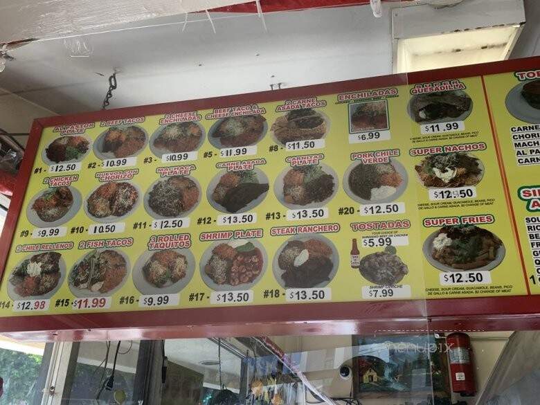 Alberta's Mexican Food - Tustin, CA menu_pic