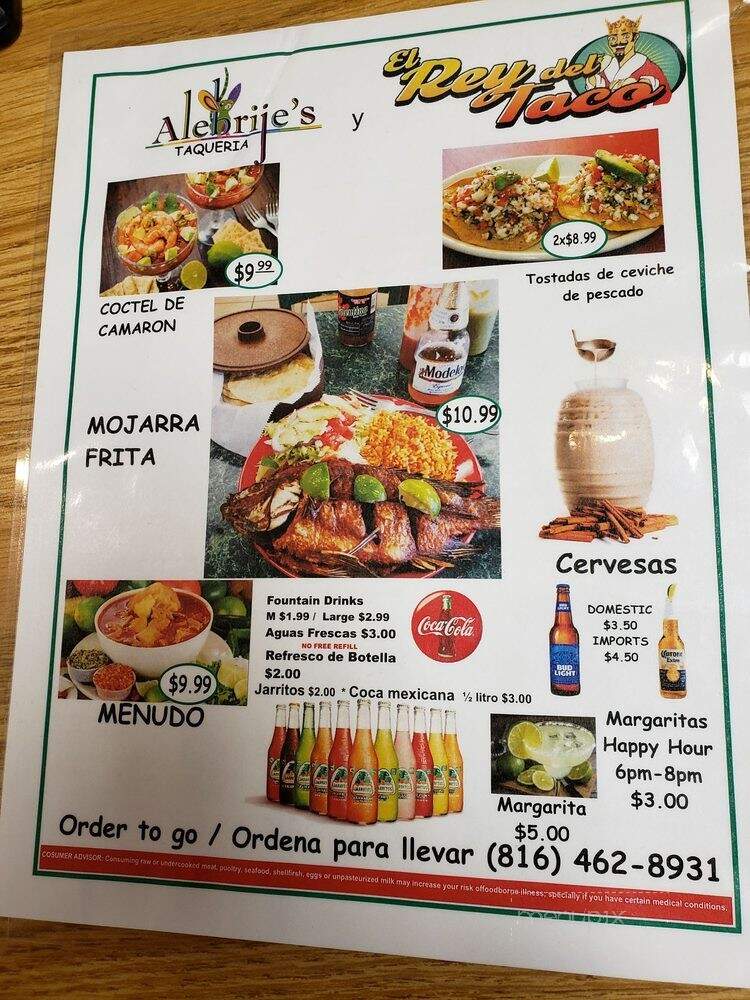 Alebrijes Mexican Restaurant - Northmoor, MO
