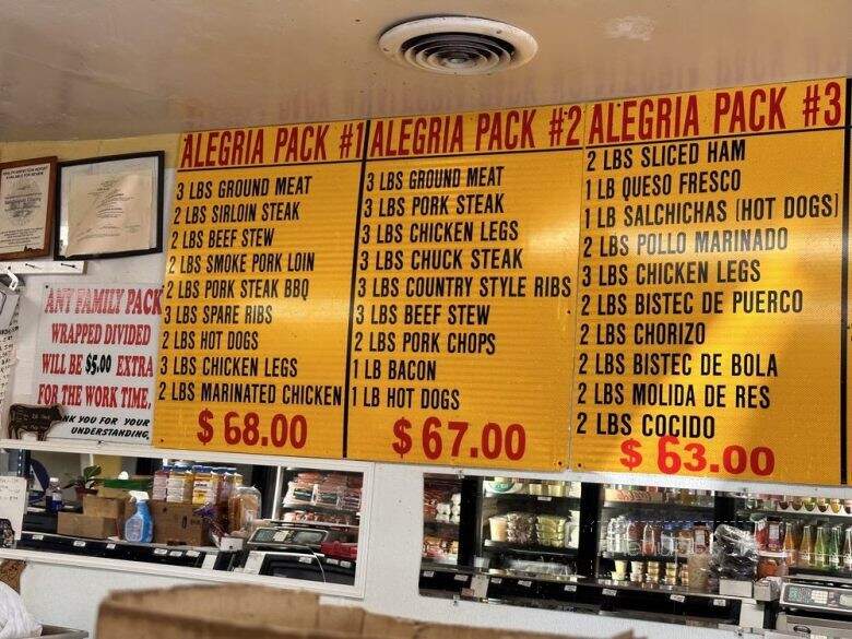 Alegria Meat Market - Stockton, CA menu_pic