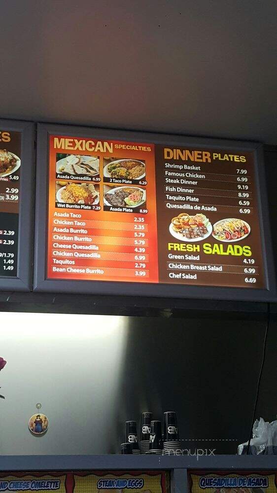 Alex Hamburgers - Los Angeles, CA menu_pic
