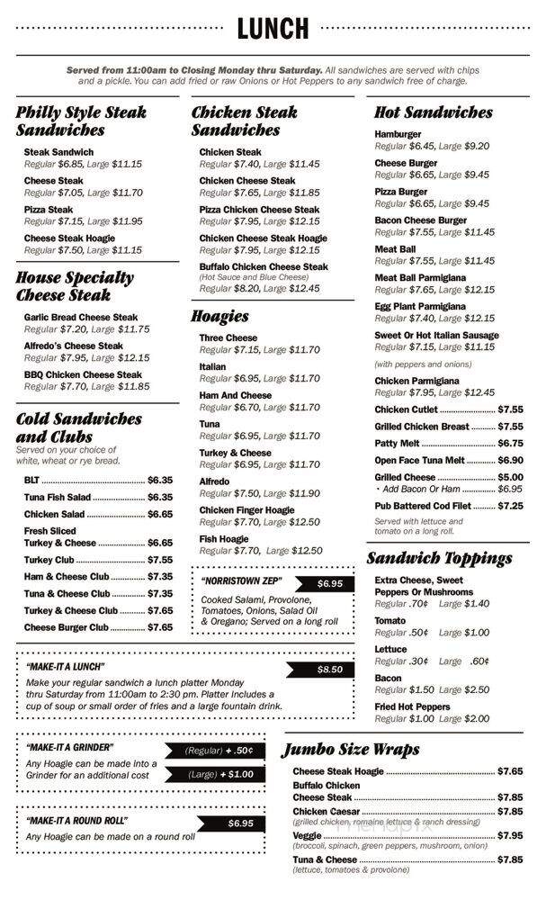 Alfredo's Eatery & Bar - Niagara-on-the-Lake, ON menu_pic