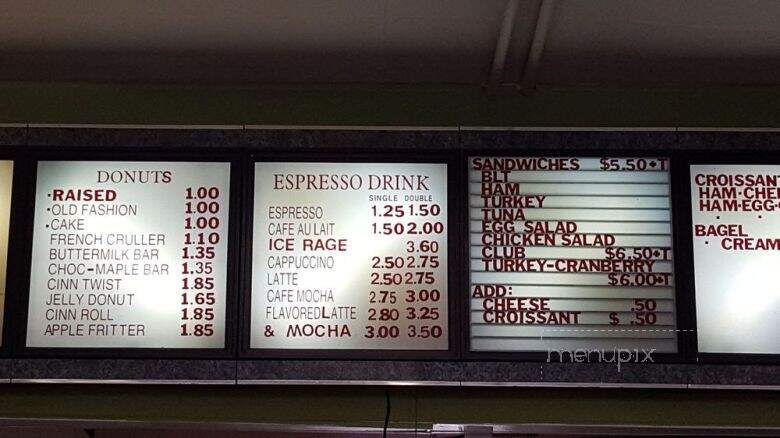Alhambra Donut & Deli - Martinez, CA menu_pic