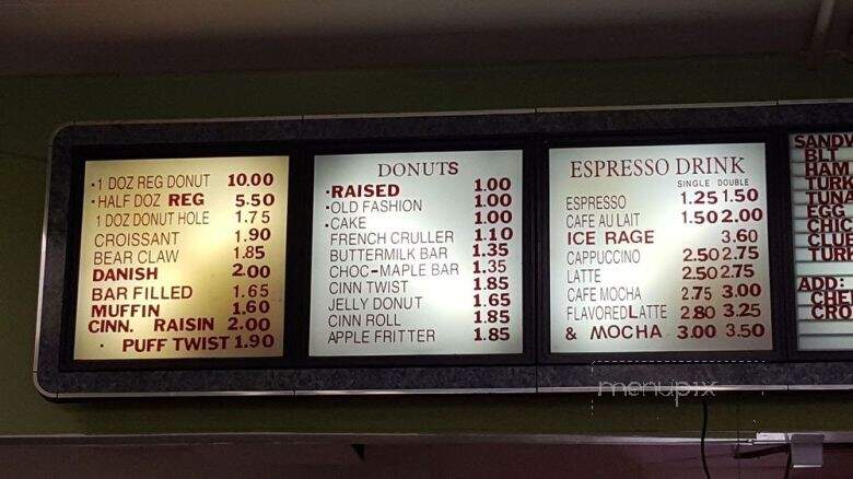 Alhambra Donut & Deli - Martinez, CA menu_pic