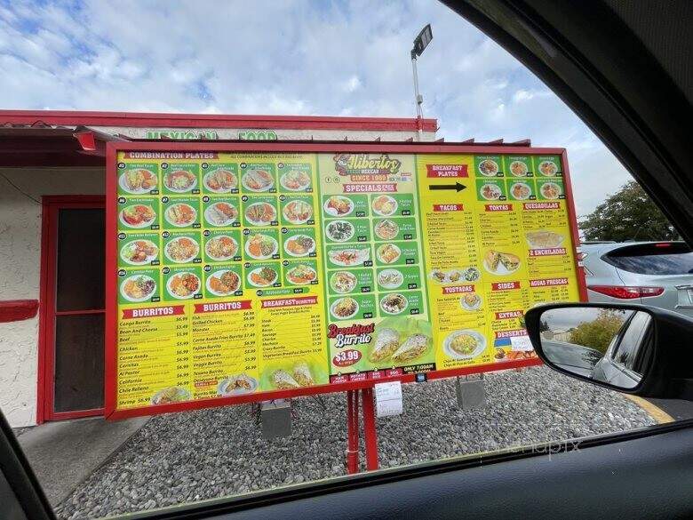 Alibertos Jr Fresh Mexican Food - Lacey, WA menu_pic