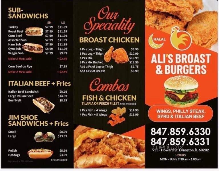 Ali's Broast & Burgers - Evanston, IL