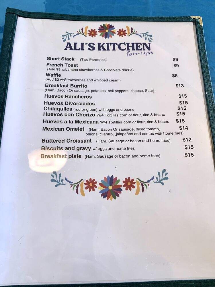 Ali's Kitchen - Lakeport, CA