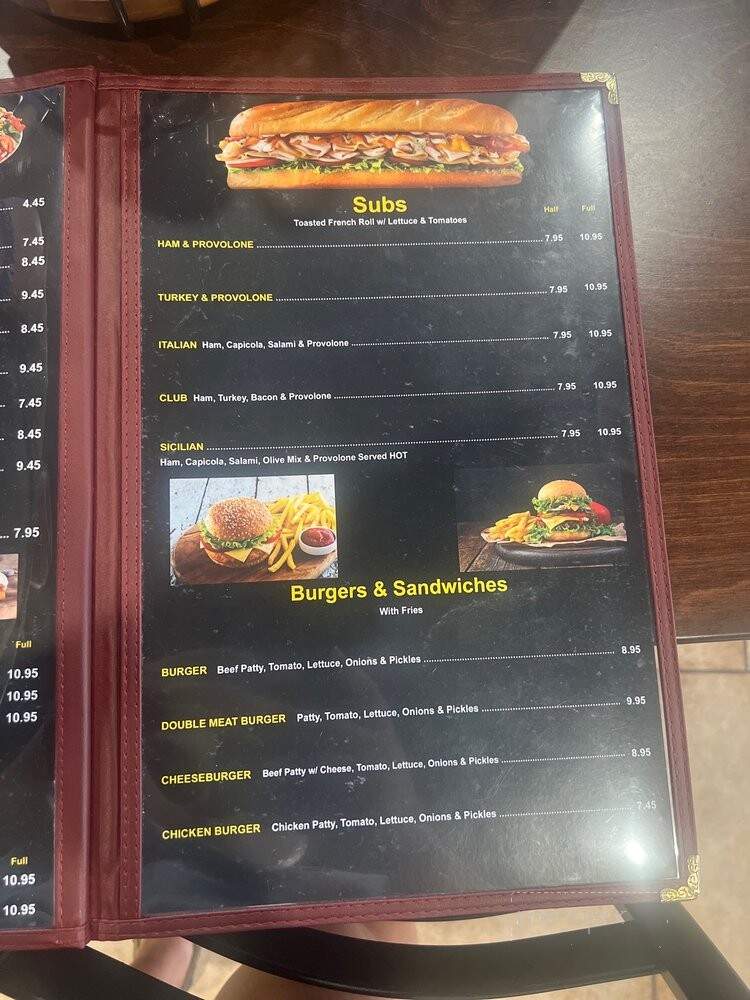Ali's Pizzaria - San Antonio, TX menu_pic