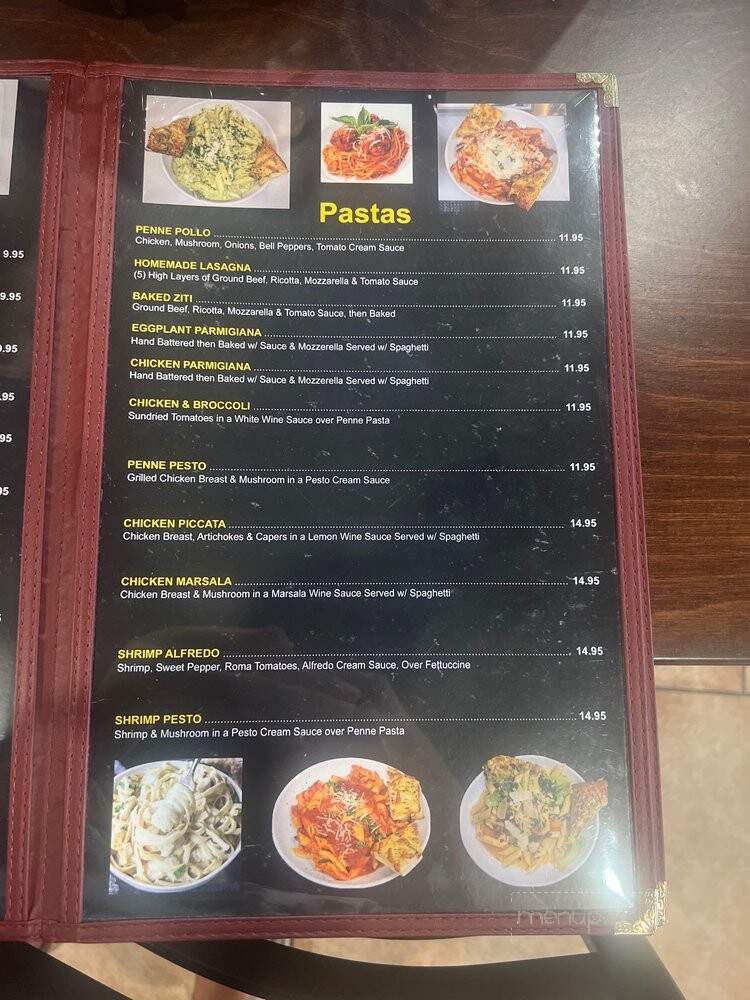 Ali's Pizzaria - San Antonio, TX menu_pic