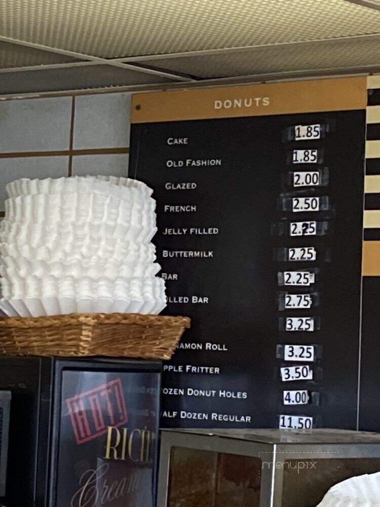 Allstar Donuts - San Francisco, CA menu_pic