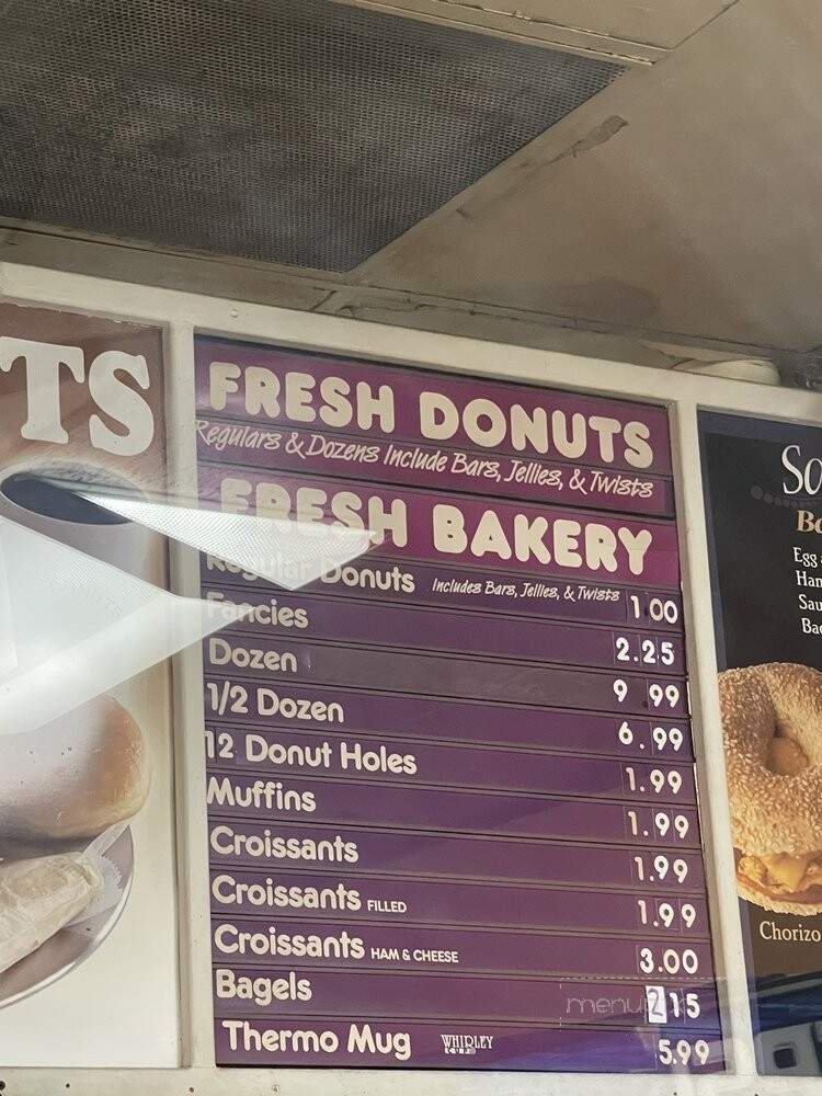 A M Donuts - Ontario, CA menu_pic