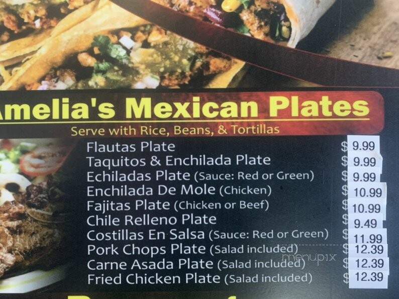 Amelia's Burgers & Mexican Food - Chino, CA