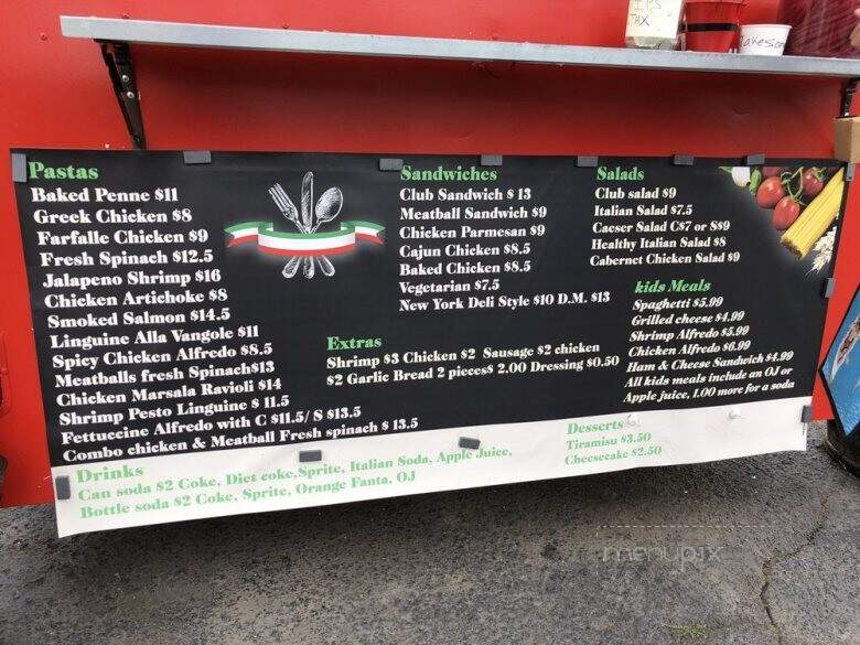 Amico Chef - Portland, OR menu_pic