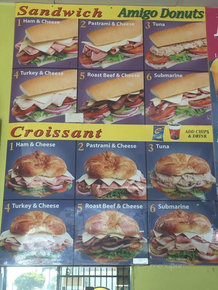 Amigo Donut - Hawthorne, CA menu_pic