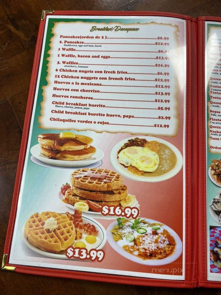 Amor A Mexico Restaurant - Pasco, WA menu_pic