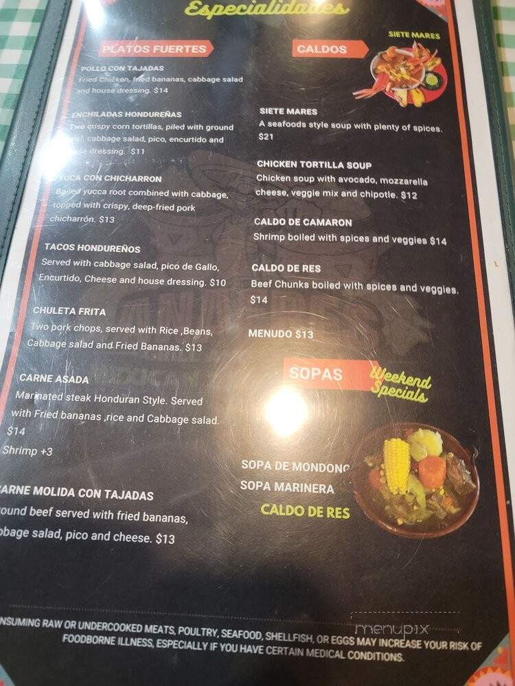 Anafres Grill and Market - Knoxville, TN menu_pic