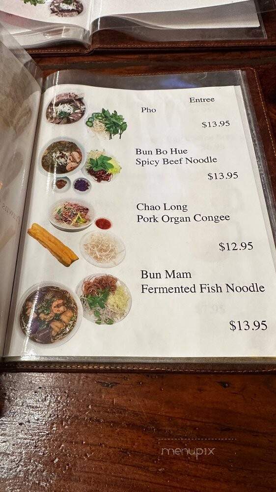 Anam Cafe - San Jose, CA menu_pic