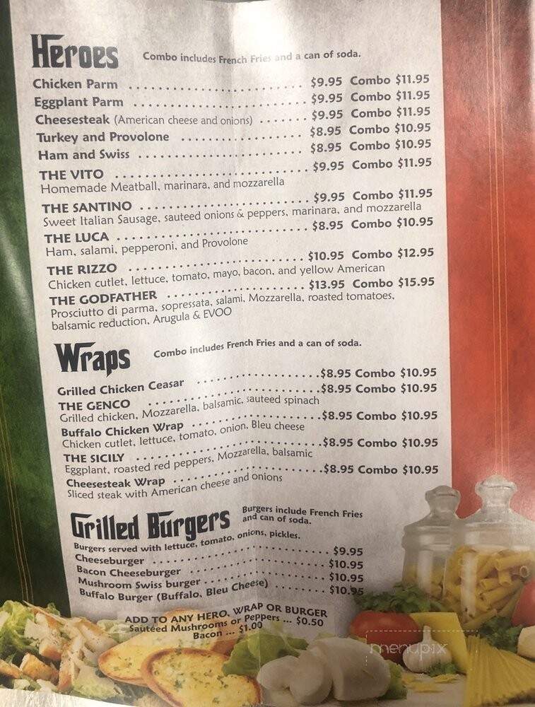 Andolini's Pizzeria - Middletown, NY menu_pic