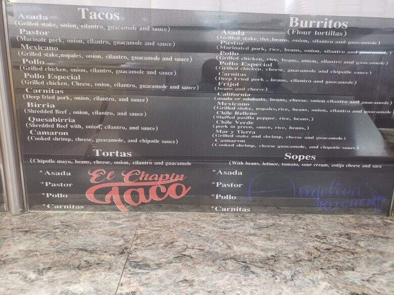 Angelica's Kitchen - Lake Elsinore, CA menu_pic