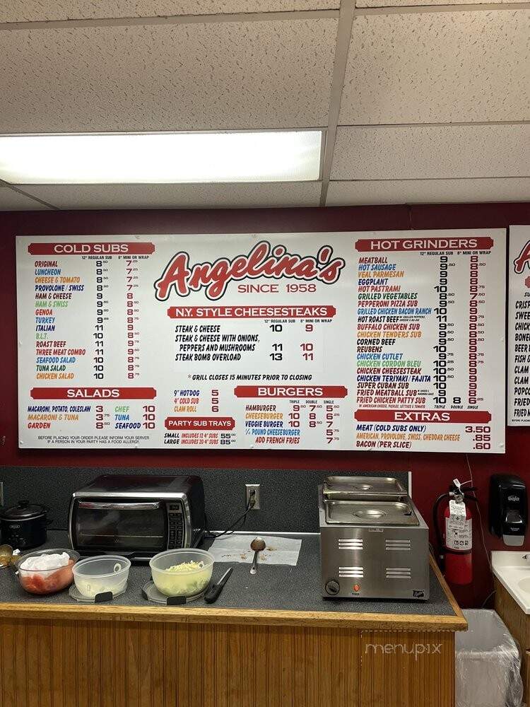Angelina's Submarine Shop - Pittsfield, MA menu_pic