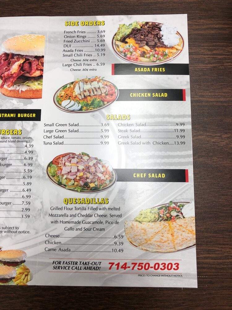 Angelos 2 - Garden Grove, CA menu_pic