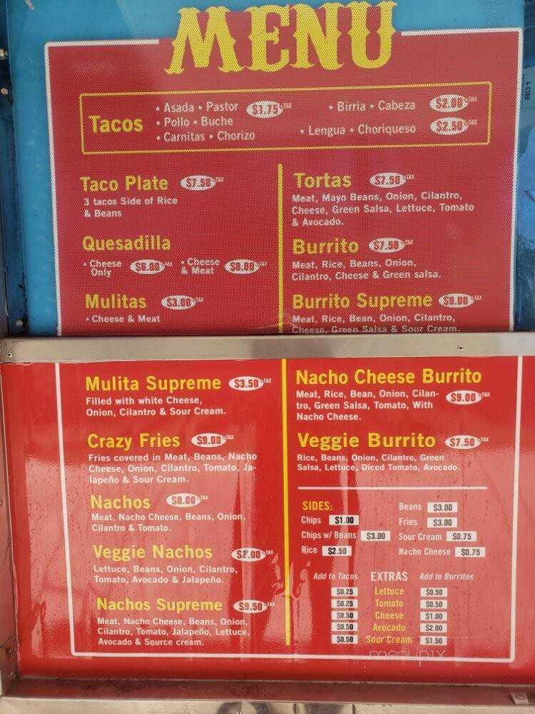 Angels Food Truck - Tarzana, CA menu_pic