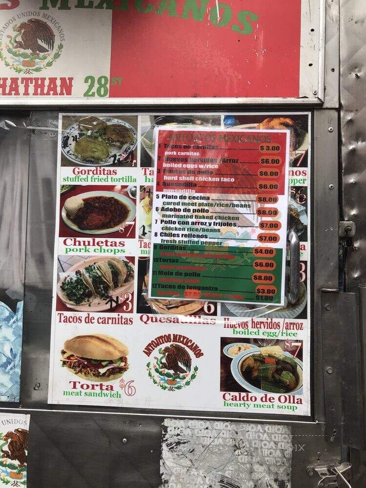 Antojito Mexicano - New York, NY menu_pic