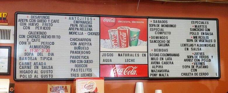 Antojito Colombiano Pananderia - Jacksonville, FL menu_pic