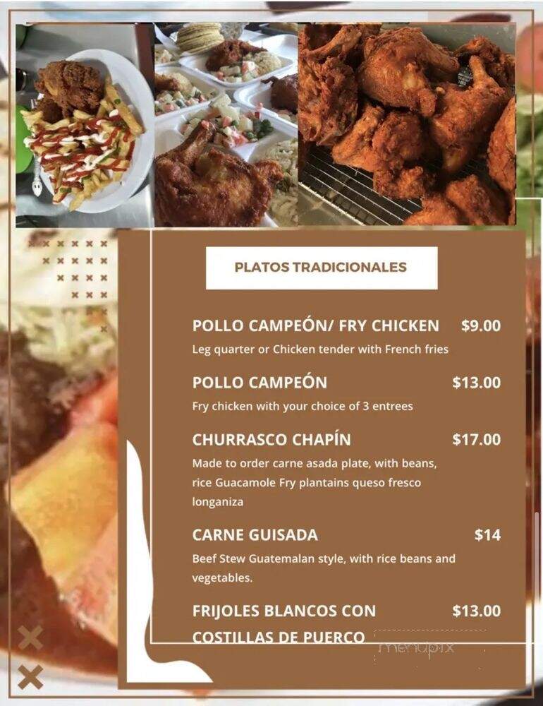 Antojitos Guatemaltecos - El Cerrito, CA menu_pic